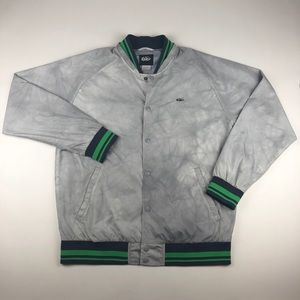 Nike 6.0 Snap Button Up Jacket Gray Sz Large